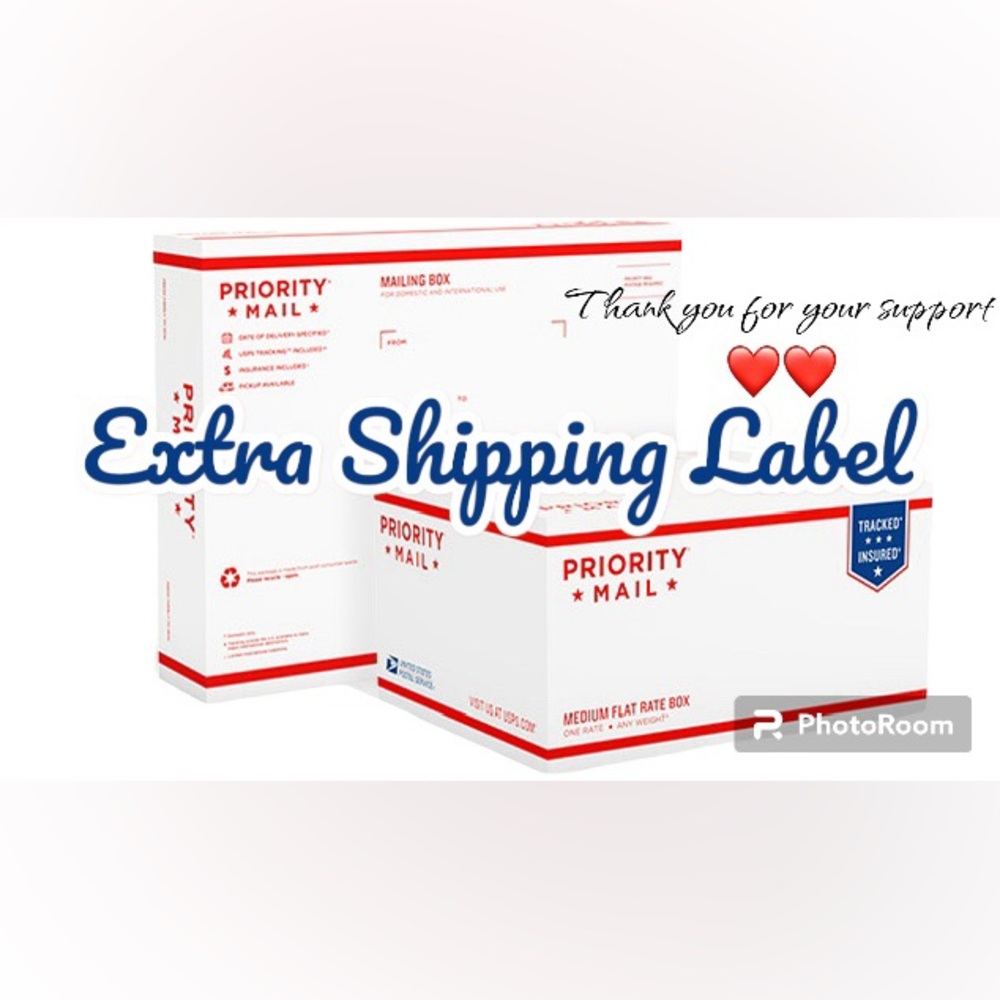 EXTRA SHIPPING LABEL 🚚📦